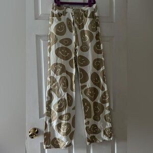 Molly green smiley face jeans